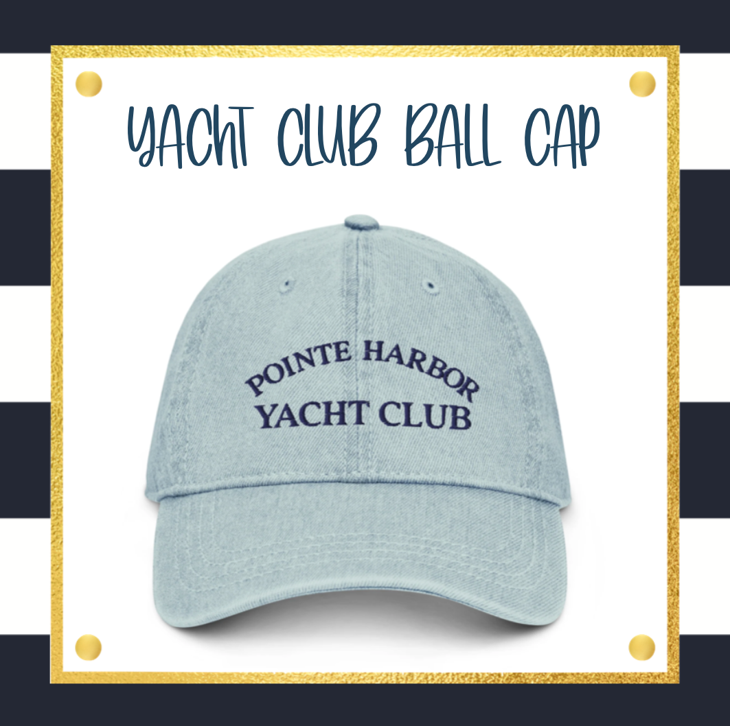 Yacht Club Denim Baseball Cap