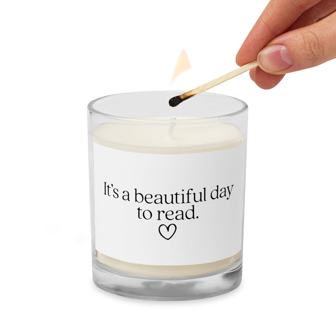It's A Beautiful Day To Read Candle