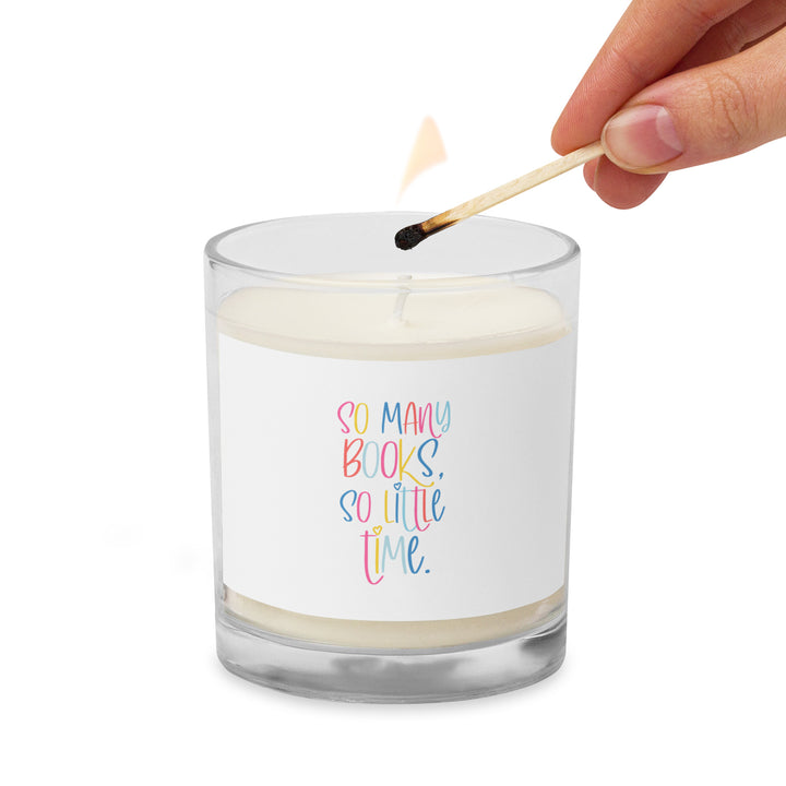 So Many Books Candle