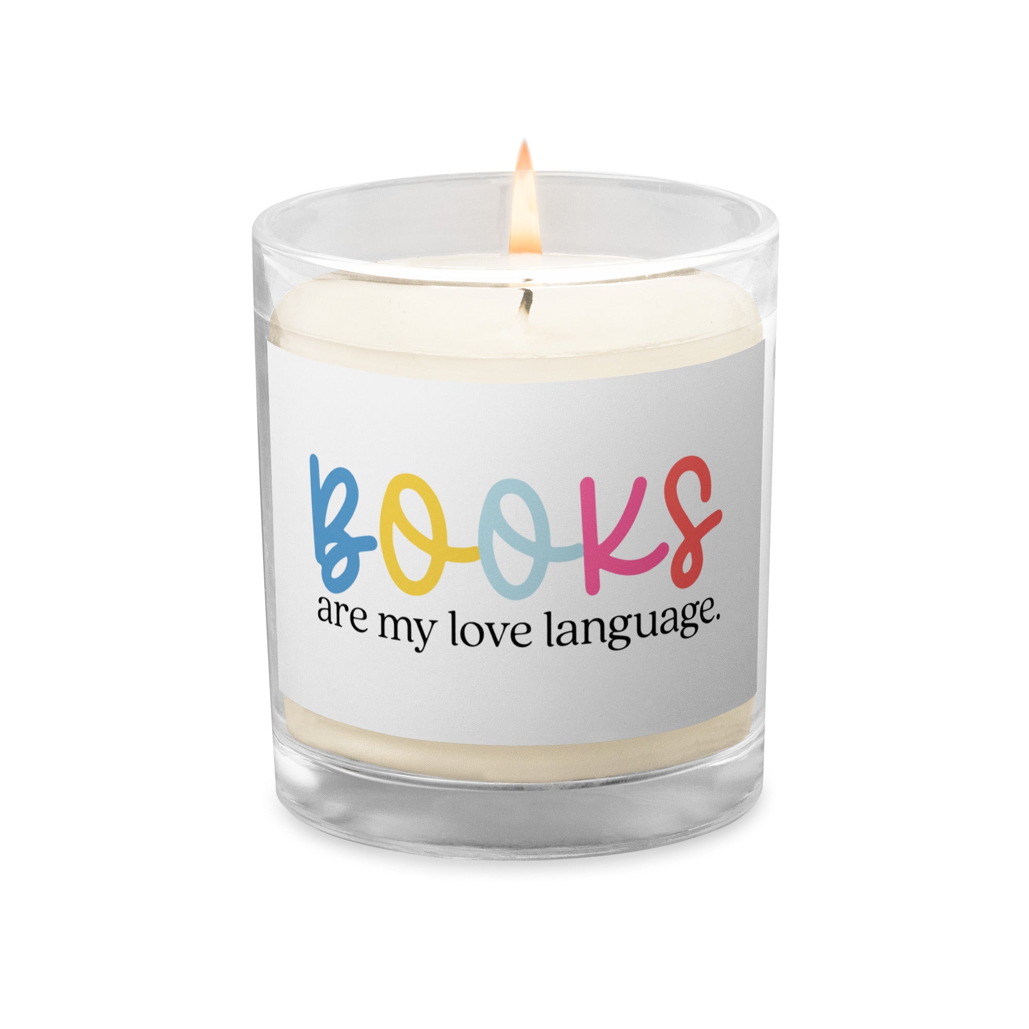 Books Are My Love Language Candle