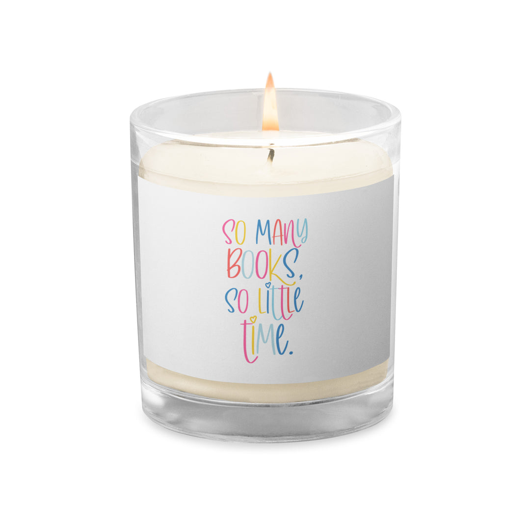 So Many Books Candle