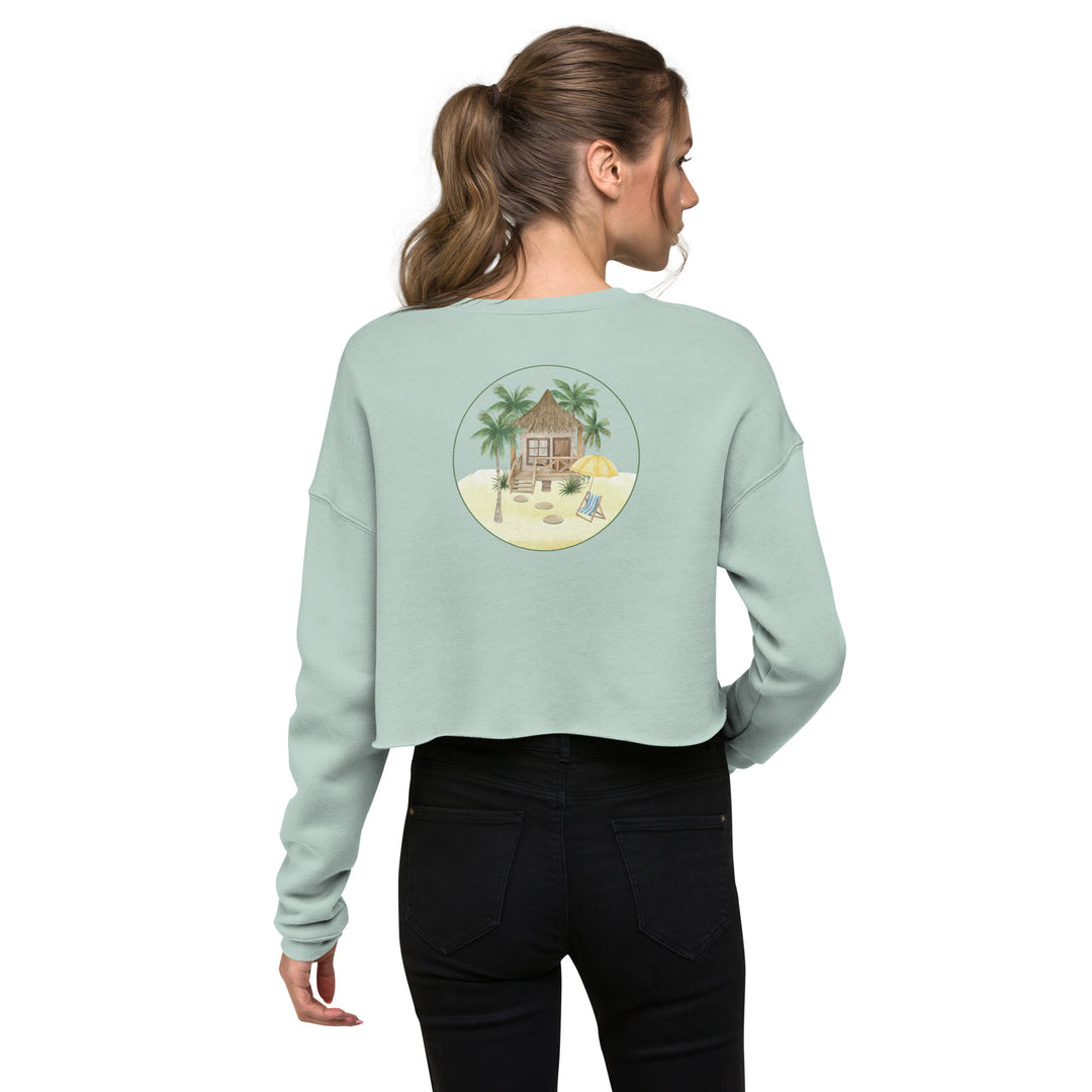 Vacay Vibes Crop Sweatshirt