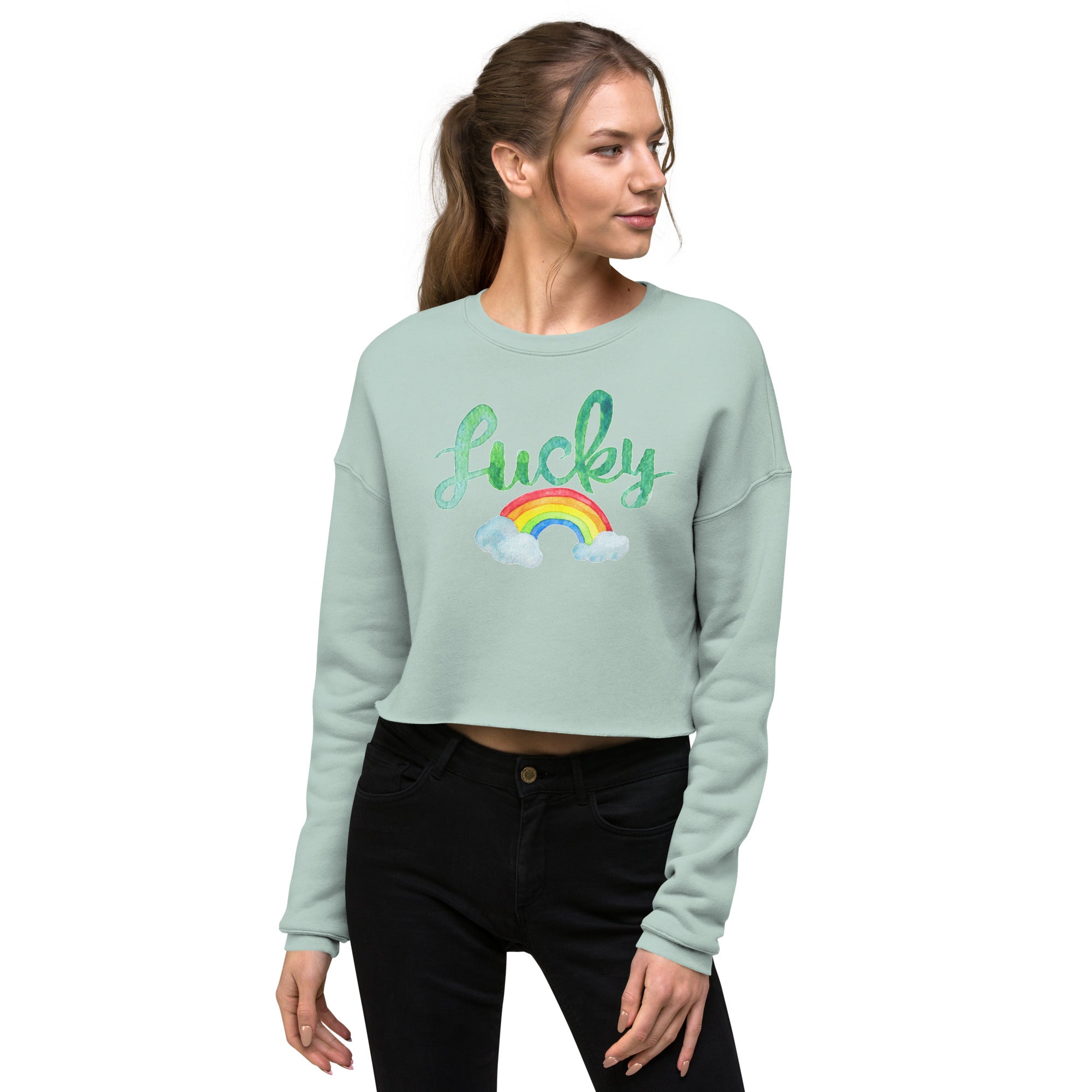 Lucky Crop Sweatshirt