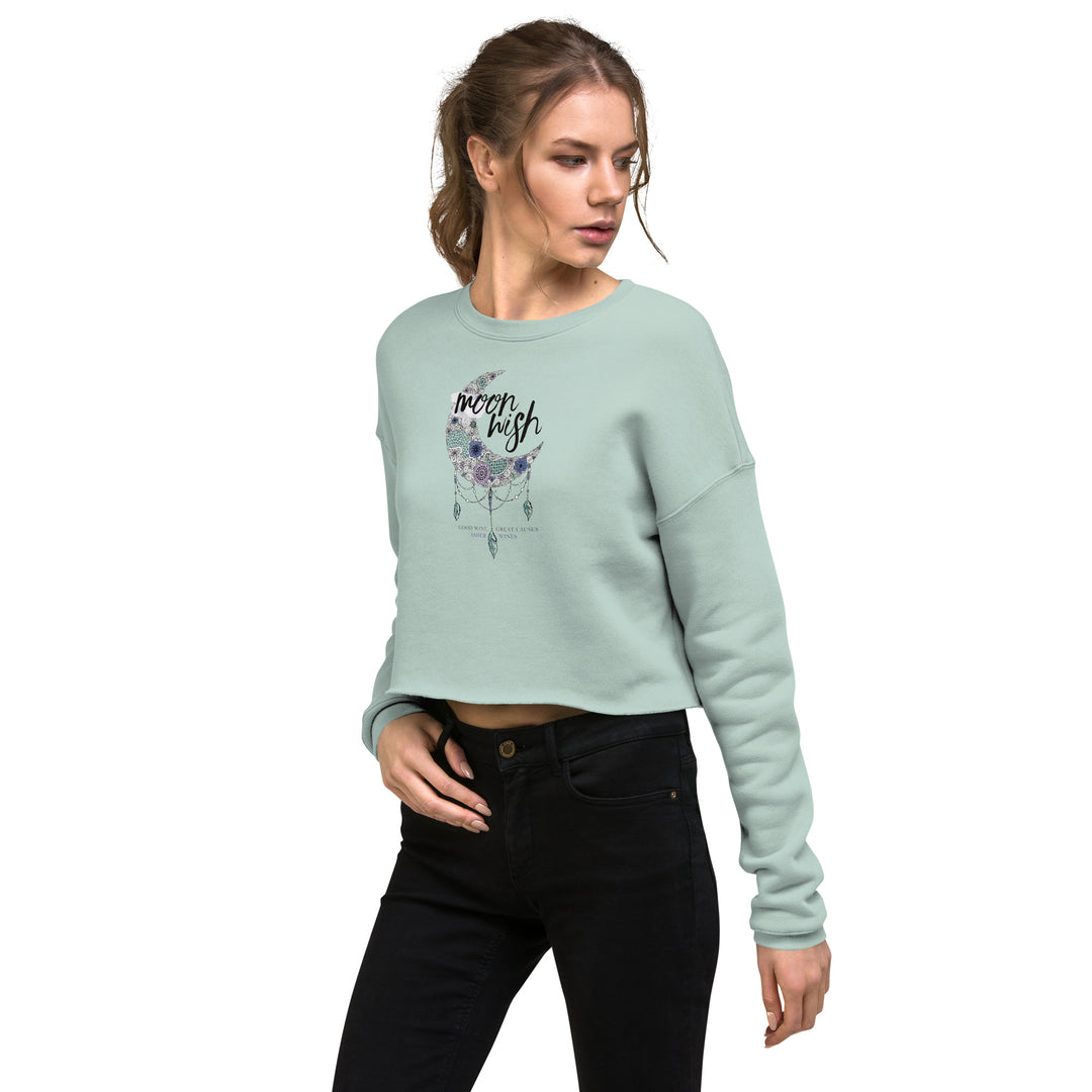 Moon Wish Crop Sweatshirt