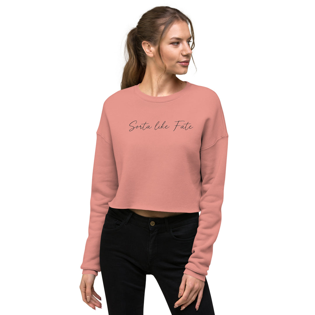 Sorta Like Fate Crop Sweatshirt