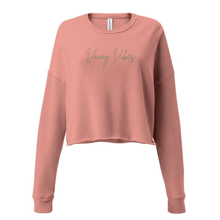 Vacay Vibes Crop Sweatshirt