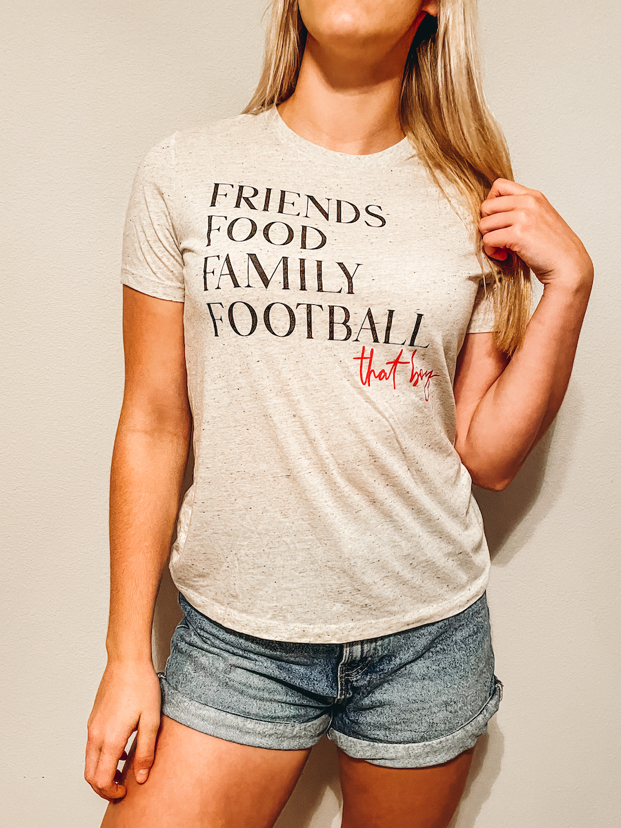 Friends, Family, Football T-Shirt